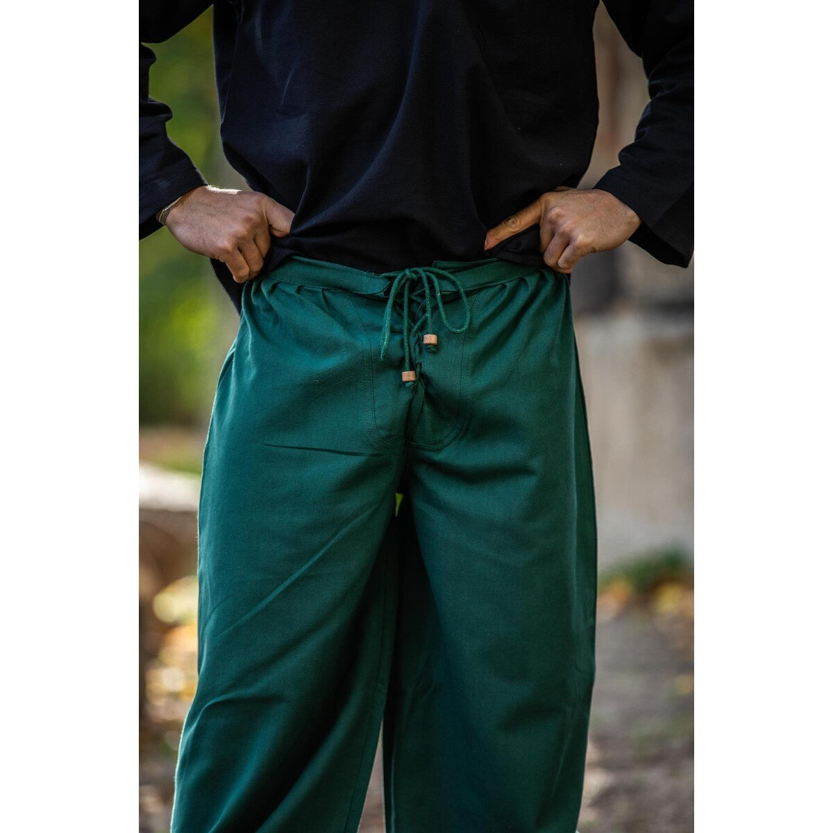 Image produit Pantalon médiéval Gerold vert