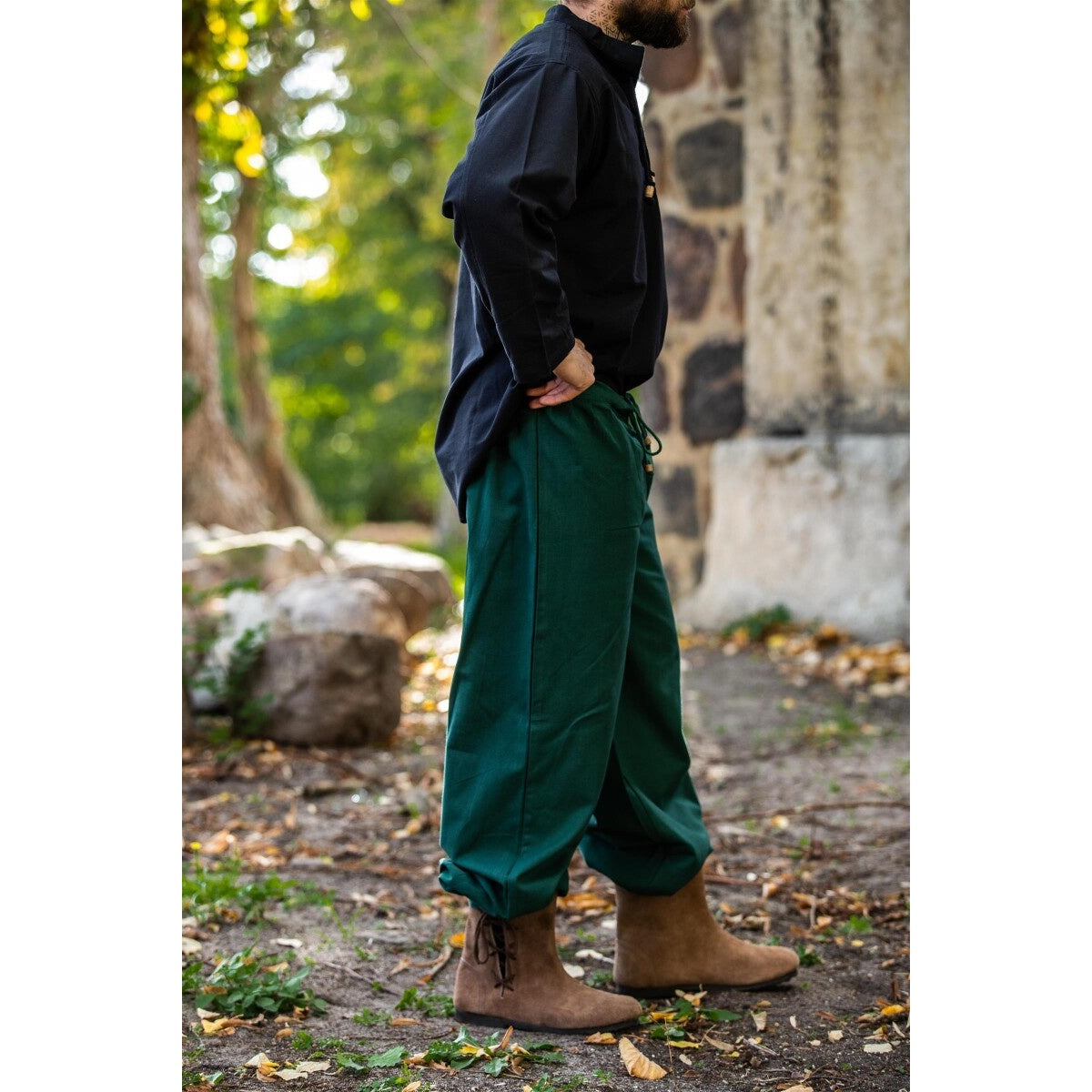 Image produit Pantalon médiéval Gerold vert