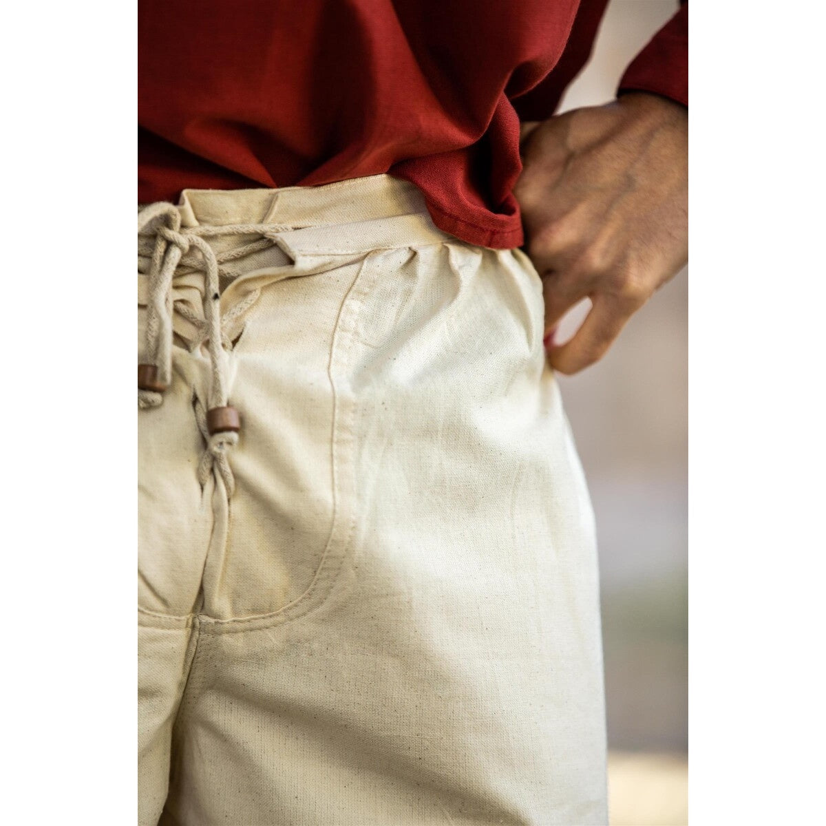 Image produit Pantalon médiéval Gerold beige
