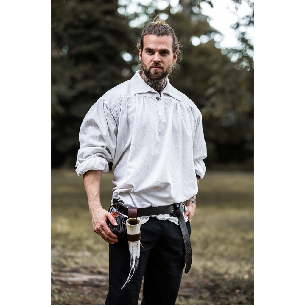 Image produit Chemise médiévale James blanche