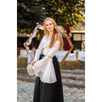 Image produit Blouse médiévale Carmen blanche