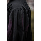 Image produit Chemise de lansquenet médiéval Albert noir-marron