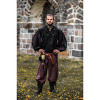 Image produit Chemise de lansquenet médiéval Albert noir-marron