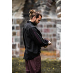 Image produit Chemise de lansquenet médiéval Albert noir-marron