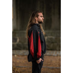 Image produit Chemise de lansquenet médiéval Albert noir-rouge