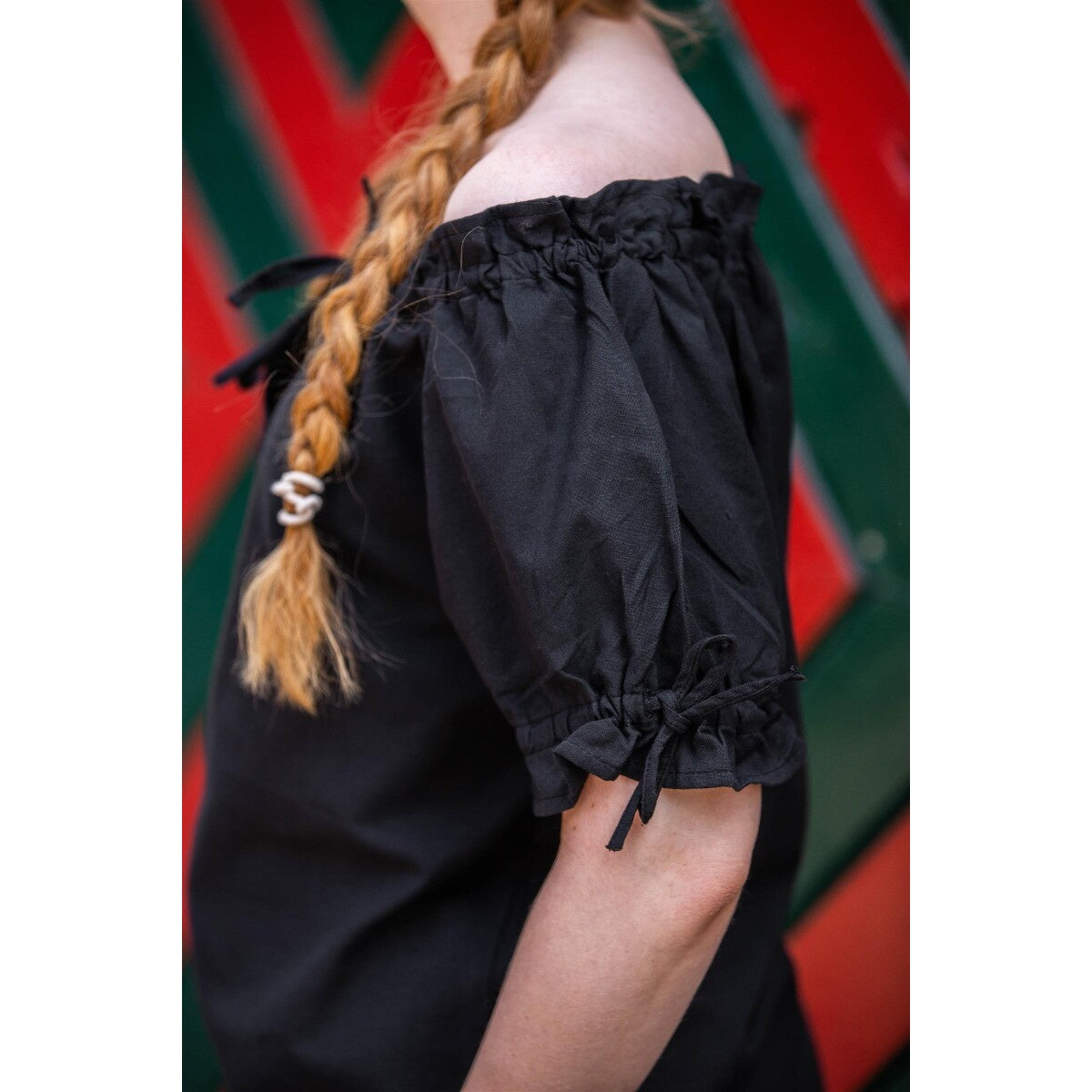 Product image Medieval Short-Sleeve Blouse Otilia Black