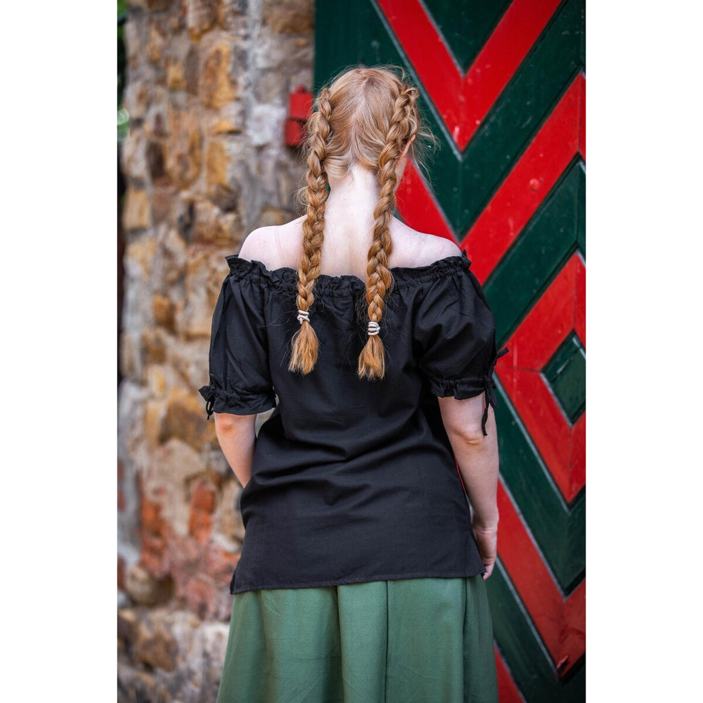 Product image Medieval Short-Sleeve Blouse Otilia Black