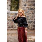 Image produit Blouse médiévale Morgan noire