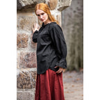 Image produit Blouse médiévale Morgan noire