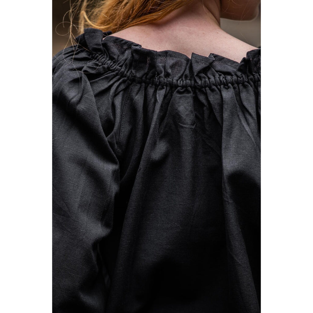 Image produit Blouse médiévale Morgan noire