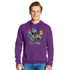 Image produit Rick and Morty - Sweat à capuche Morty et Rick Face