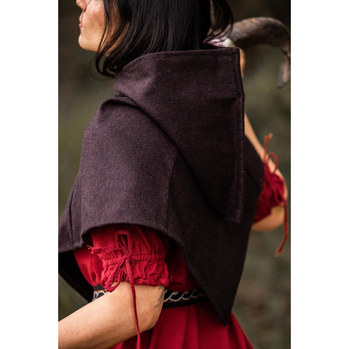 Image produit Cagoule médiévale Halfdan marron
