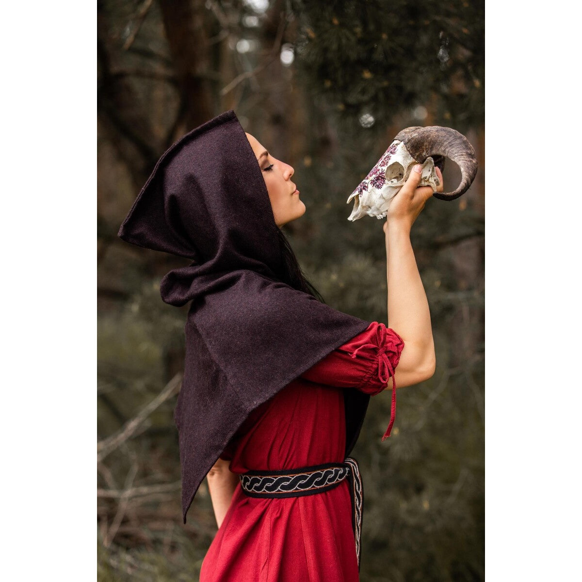 Image produit Cagoule médiévale Halfdan marron