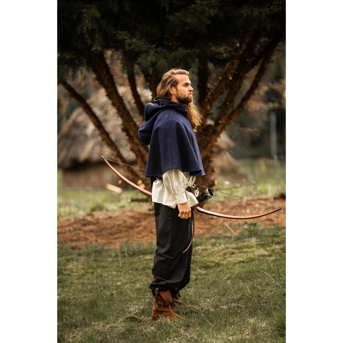 Image produit Gugel médiévale en laine Paul