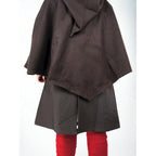 Image produit Gugel médiévale Egill avec broderie marron