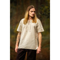 Image produit Chemise médiévale Erhart manches courtes beige