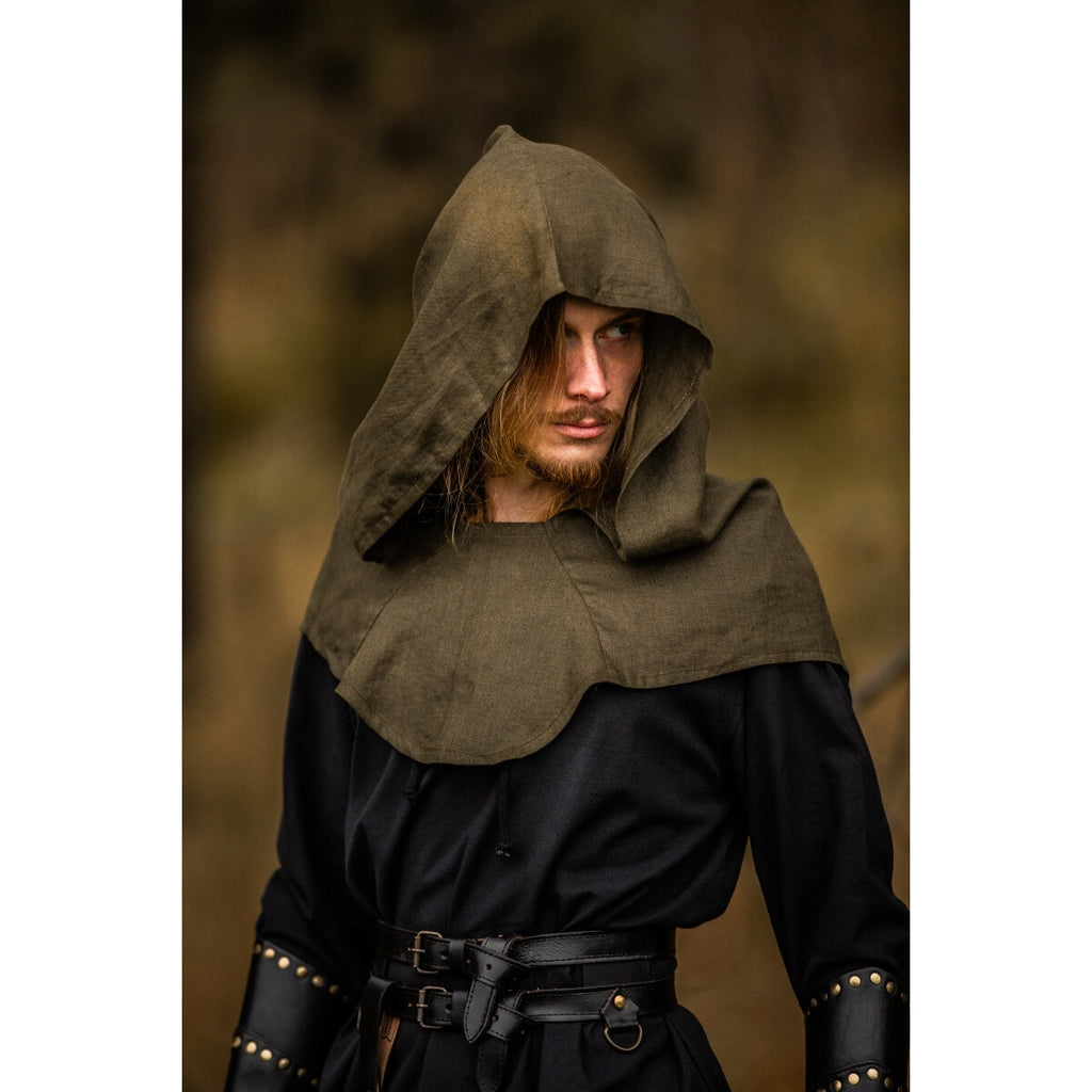 Image produit Cagoule médiévale Mannix vert