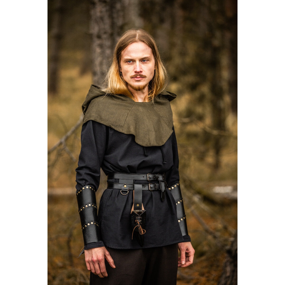 Image produit Cagoule médiévale Mannix vert