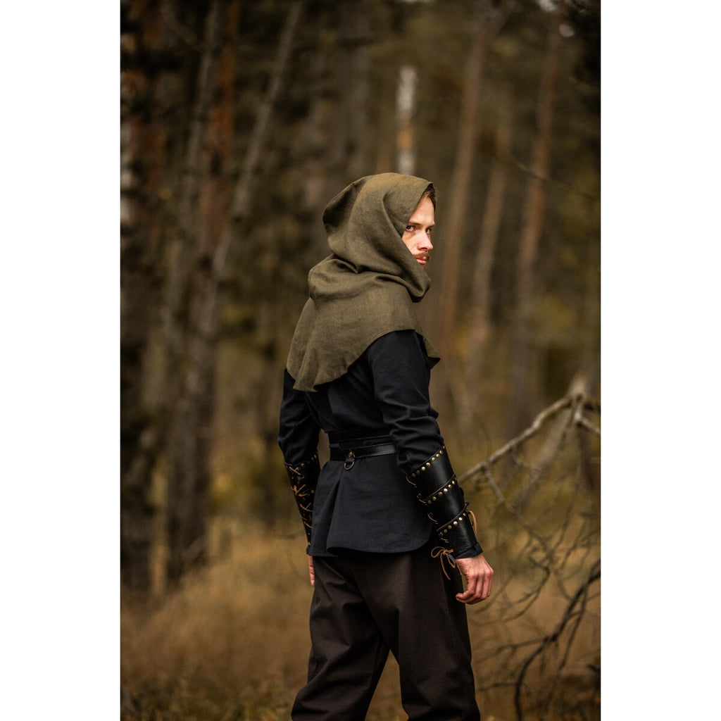 Image produit Cagoule médiévale Mannix vert