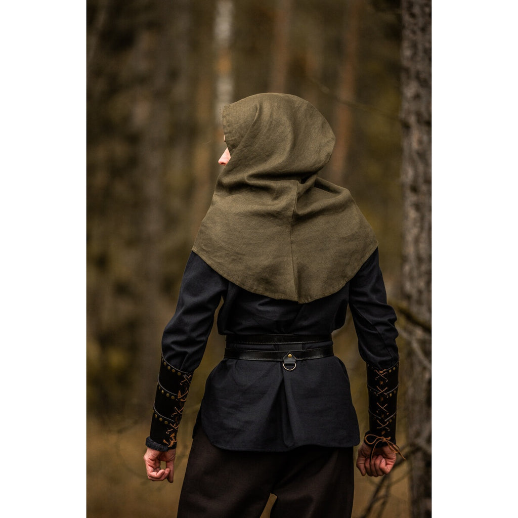 Image produit Cagoule médiévale Mannix vert