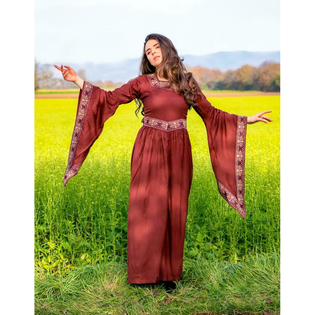 Image produit Robe médiévale Katharina rouge