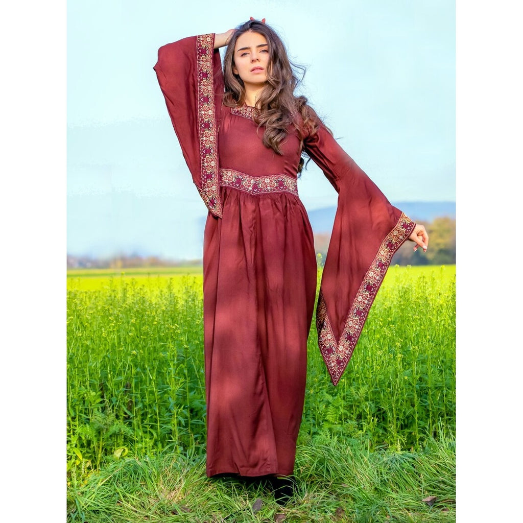 Image produit Robe médiévale Katharina rouge