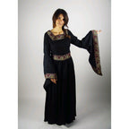 Image produit Robe médiévale Katharina noire