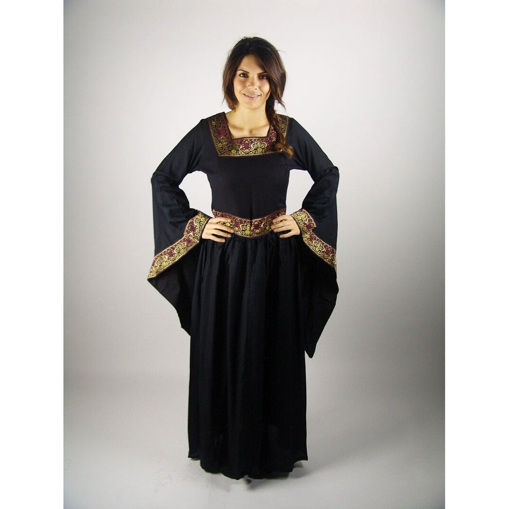 Image produit Robe médiévale Katharina noire