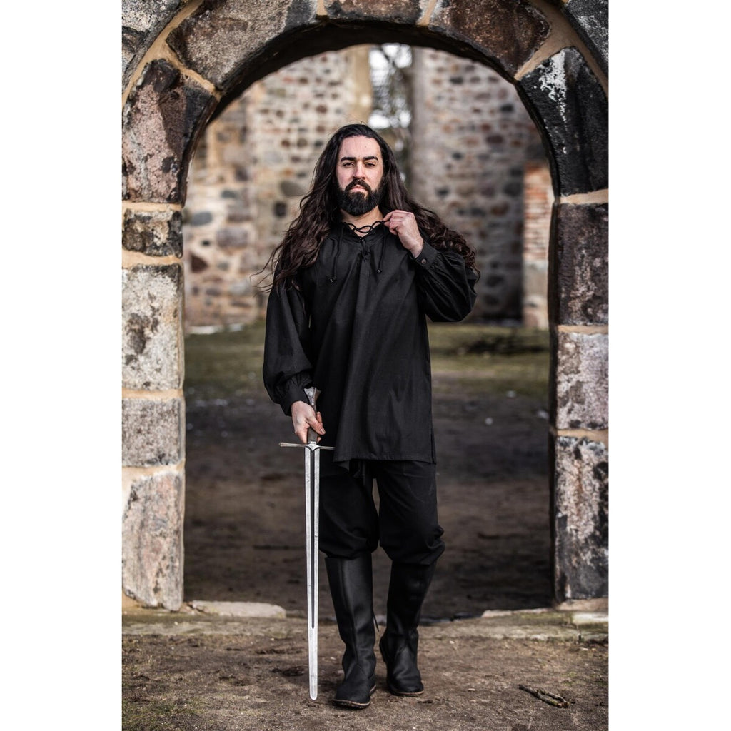 Image produit Chemise médiévale Ulrich noir