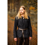 Image produit Chemise médiévale Otto noire