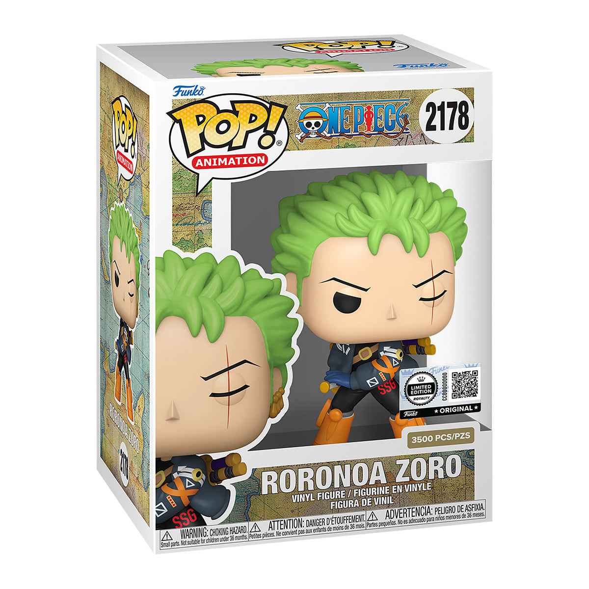 Product image One Piece – Zoro (Egghead Arc) Funko Pop Figure Limited Edition