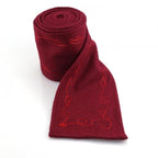 Image produit Guêtres médiévales en laine Hannes avec broderie
