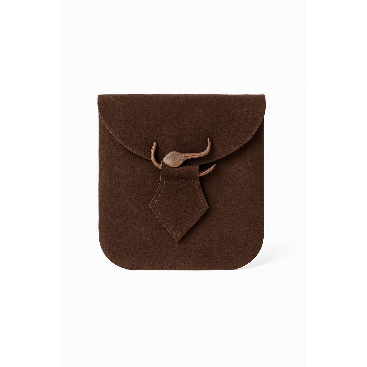 Image produit Bourse médiévale en cuir avec fermoir serpent Adelie
