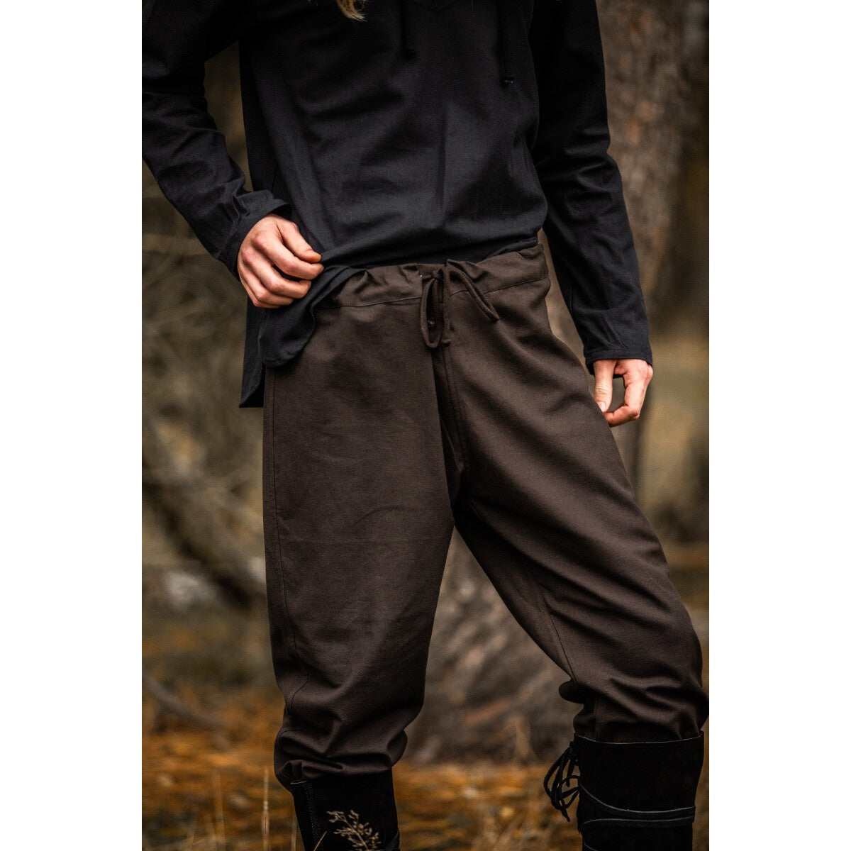 Image produit Pantalon médiéval Peter marron