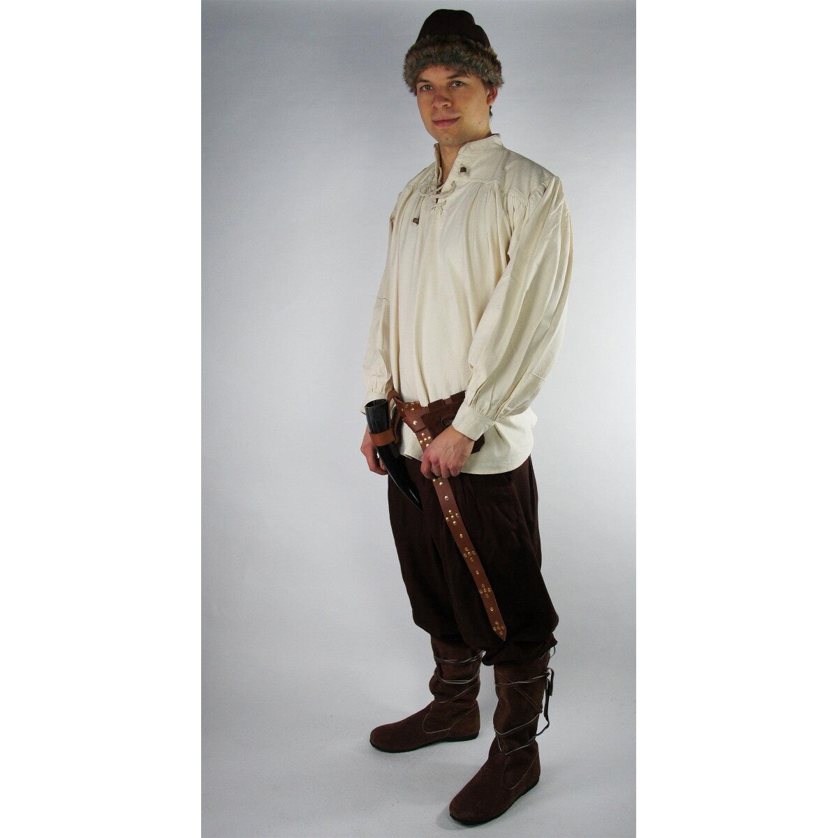 Image produit Pantalon médiéval Eckart marron