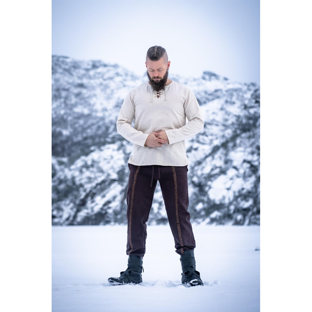 Image produit Pantalon médiéval Hermann marron