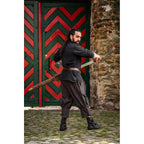 Image produit Culotte médiévale Laurence avec laçage de mollet marron