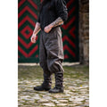 Image produit Pantalon médiéval Tiago avec laçage de jambe marron