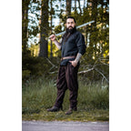 Image produit Pantalon médiéval en laine Jorgen marron