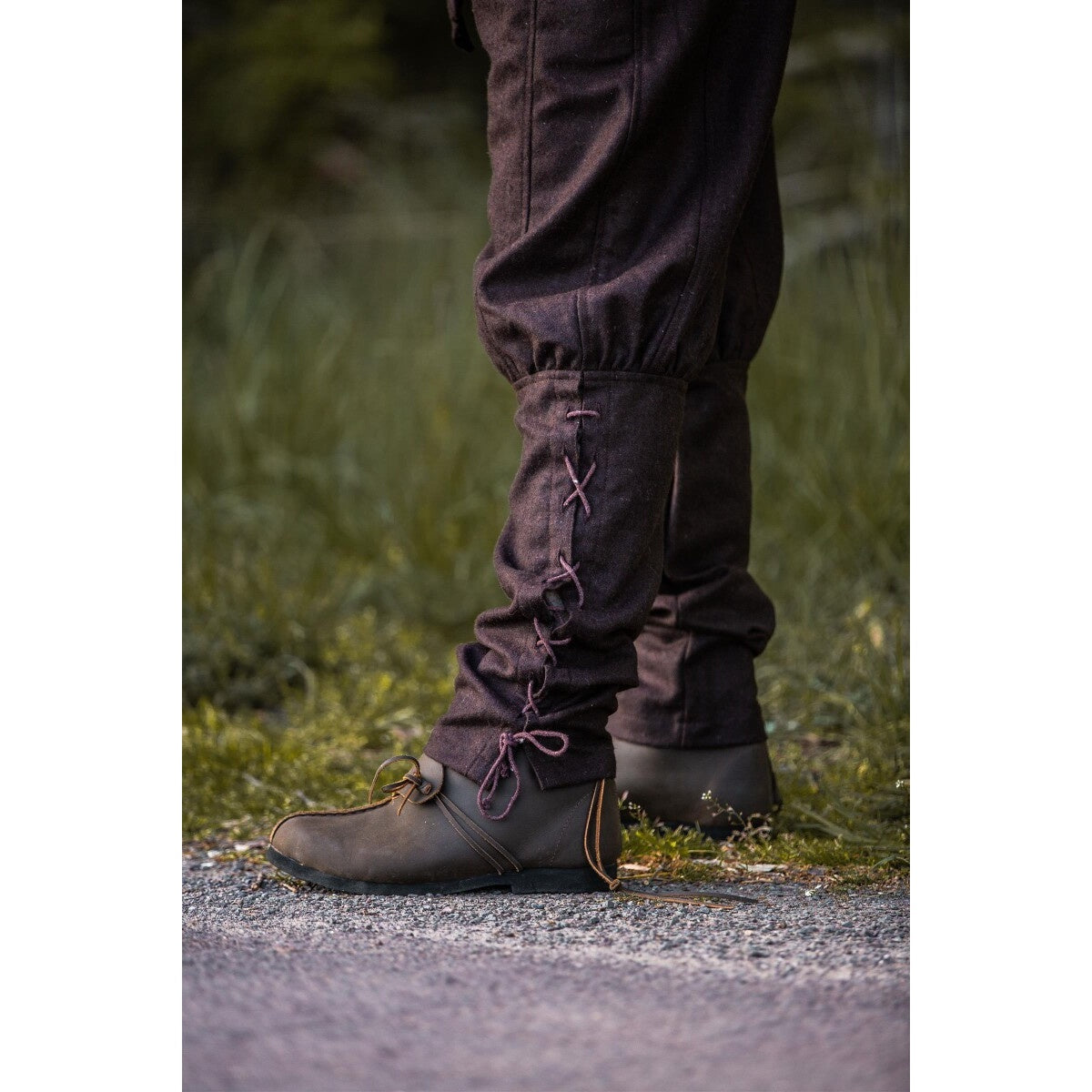 Image produit Pantalon médiéval en laine Jorgen marron