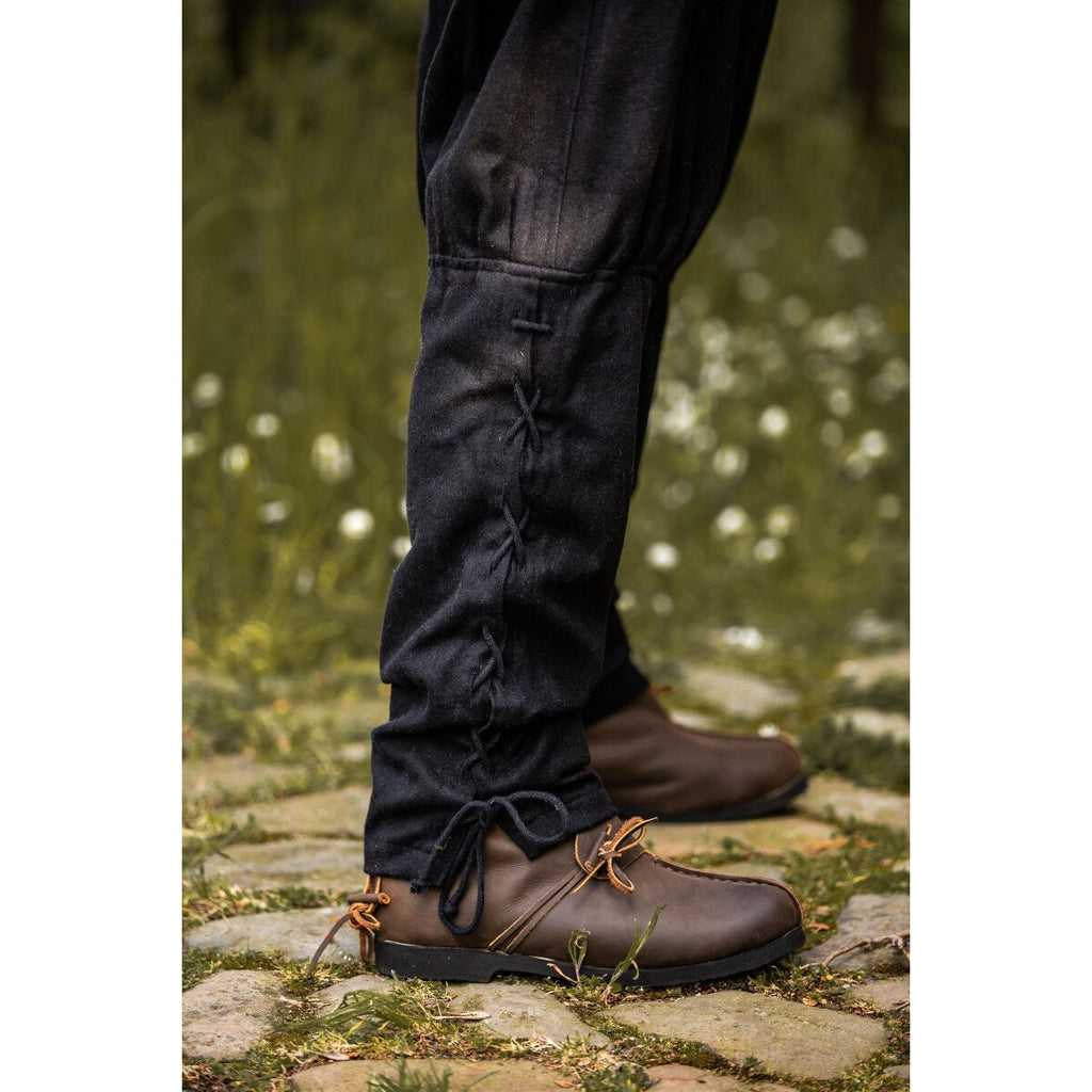 Image produit Pantalon médiéval en laine Jorgen noir