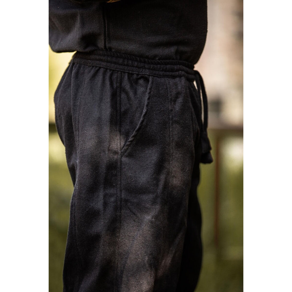 Image produit Pantalon médiéval en laine Jorgen noir