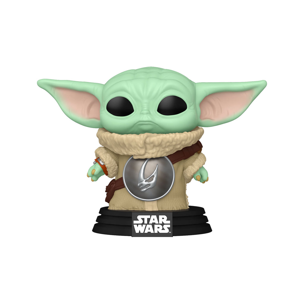 Product image Grogu with Mudhorn Chest Armor Funko Pop Bobble-Head Figure - Star Wars The Mandalorian and Grogu