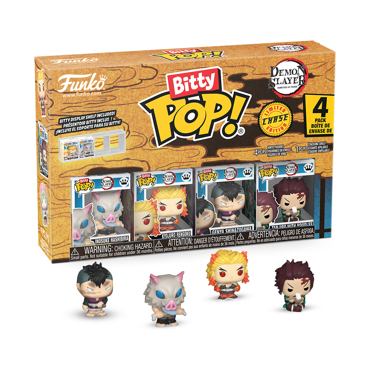 Image produit Demon Slayer - Set de 4 figurines Funko Bitty Pop Série 3