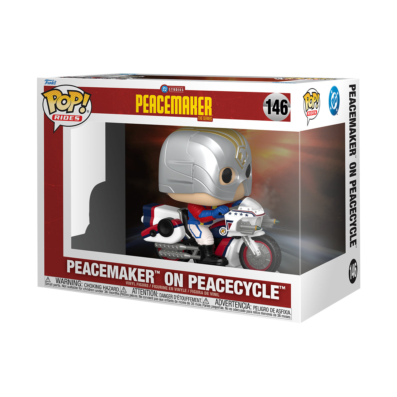 Product image Peacemaker with Peacecycle Funko Pop Figure - DC Comics
