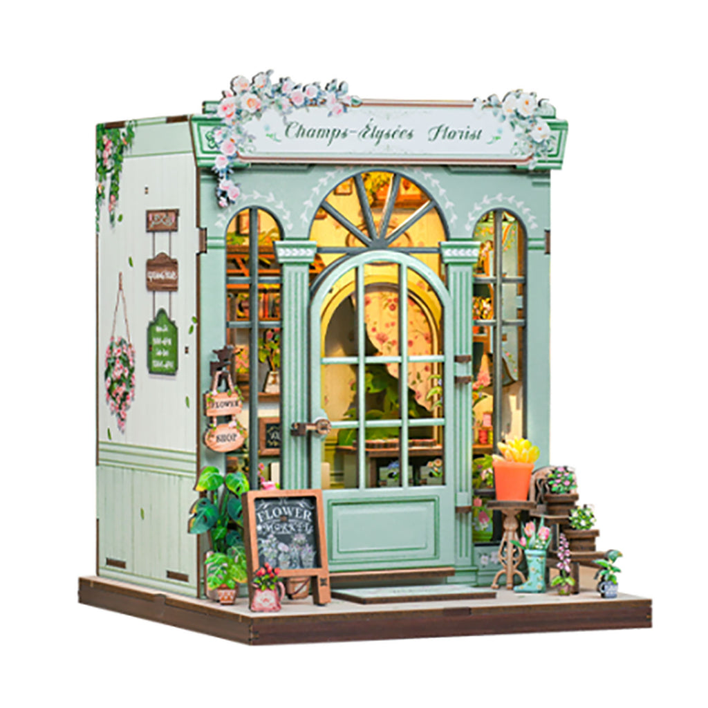 Image produit CuteBee - Maquette de maison miniature Book Nook Champs-Élysées Florist