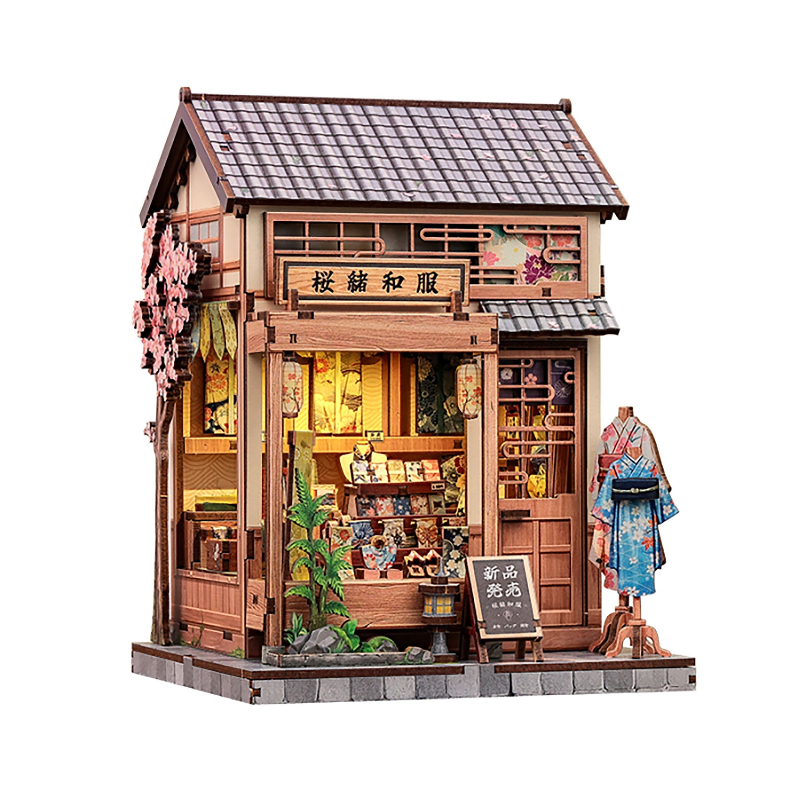 Image produit CuteBee - Maquette d’alcôve livresque du mini-magasin Sakura O Kimono