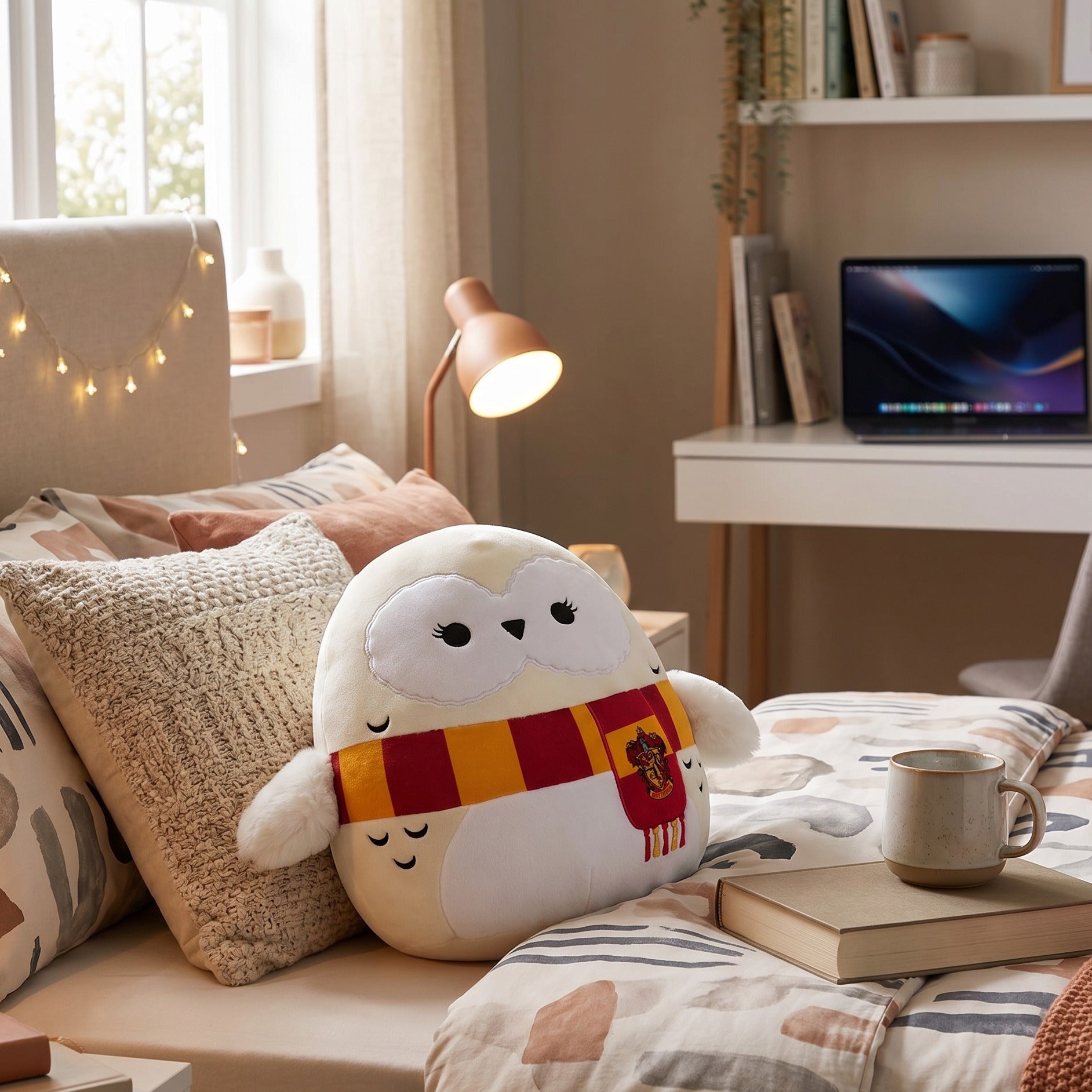 Image produit Harry Potter - Peluche Squishmallows Hedwige avec écharpe