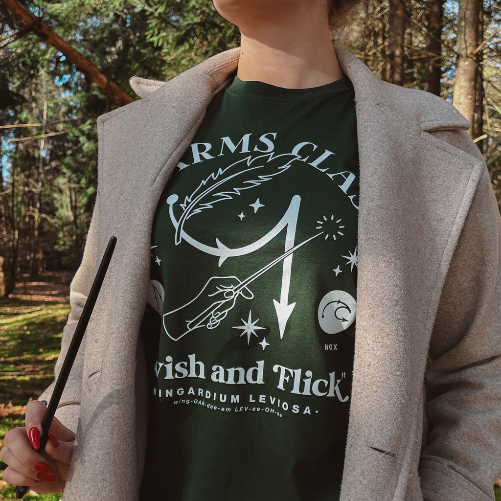 Image produit T-shirt Métamorphoses Hogwarts vert - Harry Potter