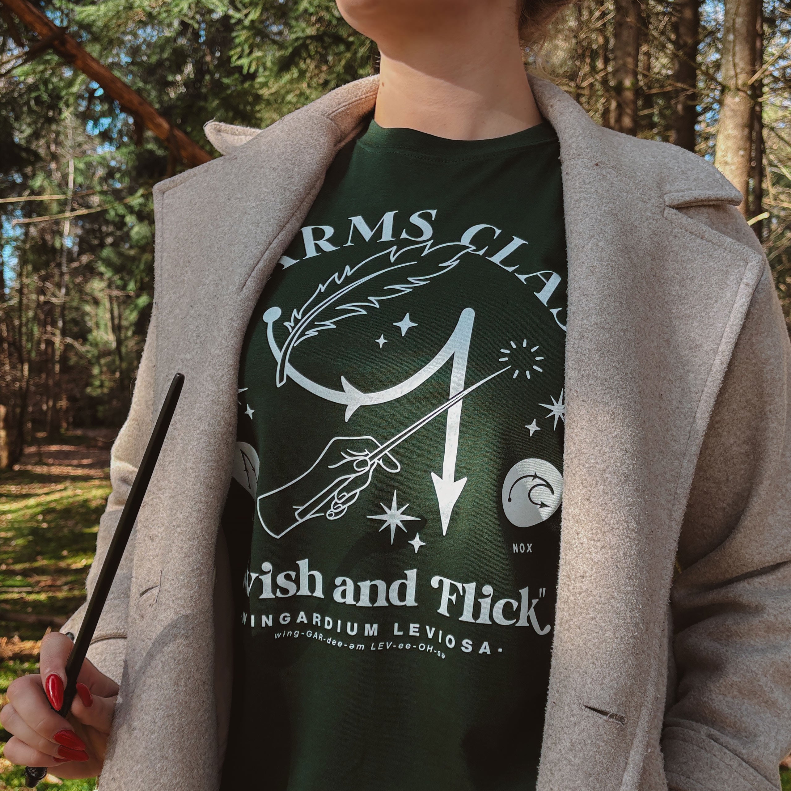 Image produit T-shirt Métamorphoses Hogwarts vert - Harry Potter